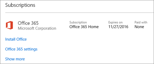 office subscription expired